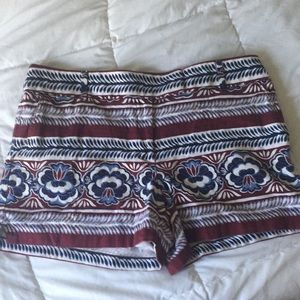 Shorts maroon and navy